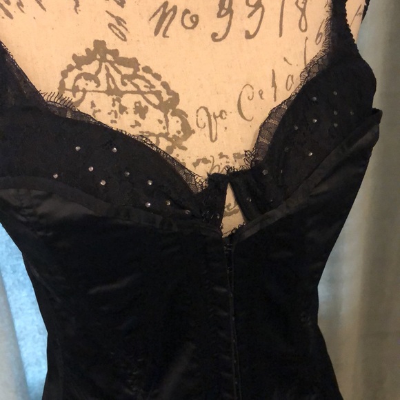 Victorias Secret sequined satin corset - Picture 2 of 2